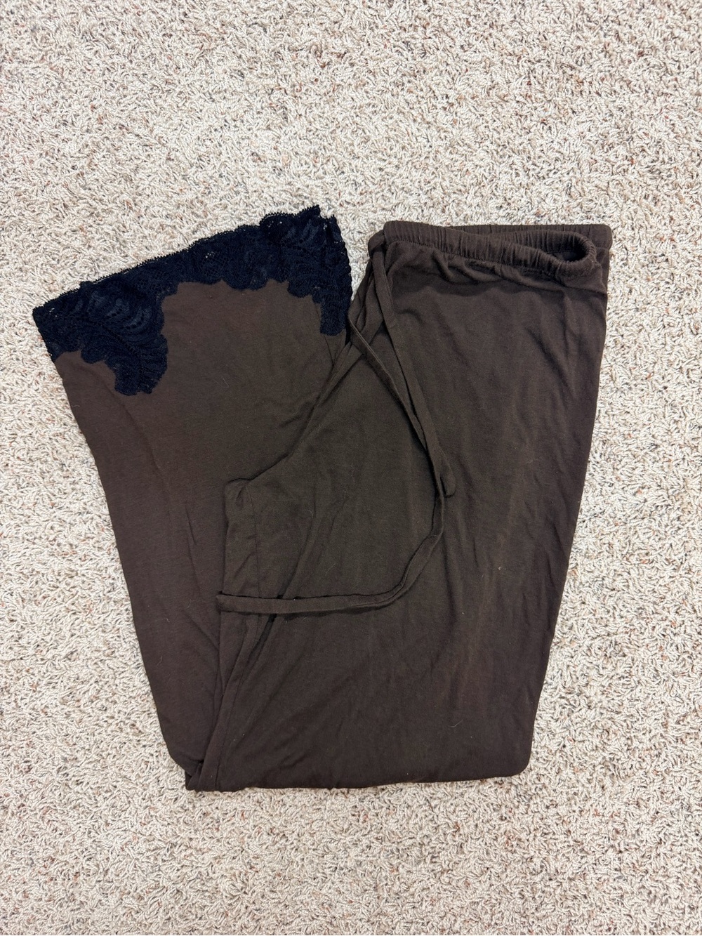 Natori Brown Elastic Waist Sleepwear - Picture 2 of 4